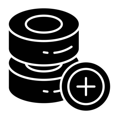 Yeni veritabanının premium tasarım simgesi