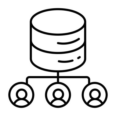 Veritabanı kullanıcılarının simge tasarımı