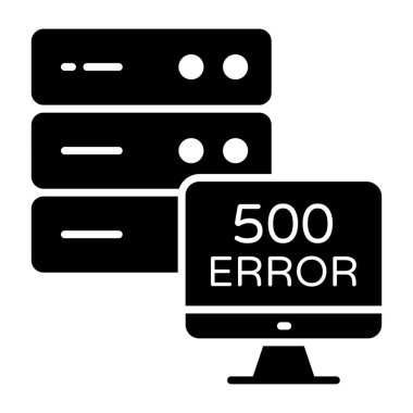 Hata 500 'ün yaratıcı tasarım simgesi