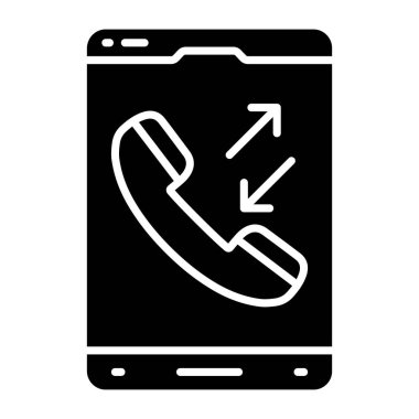 Cep telefonlu iki yönlü oklar, dikkat dağıtma konsepti