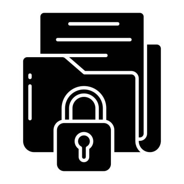 Dizin güvenliğinin premimium indirme simgesi