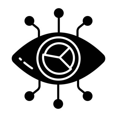 İş izleme için eşsiz bir tasarım simgesi