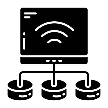 Wi-Fi sunuculuğunun eşsiz bir tasarım simgesi