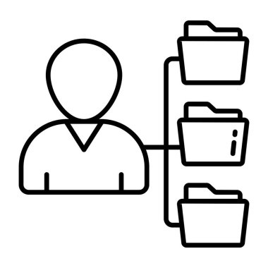 Kullanıcı dizinlerinin mükemmel dizayn simgesi