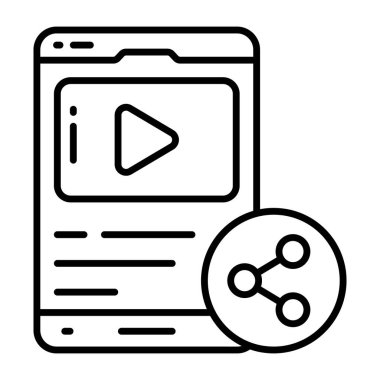 Paylaşım videosunun simge tasarımı