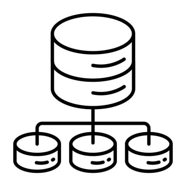 db ağının bir simge tasarımı