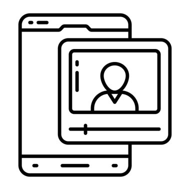 Moda video tasarım simgesi