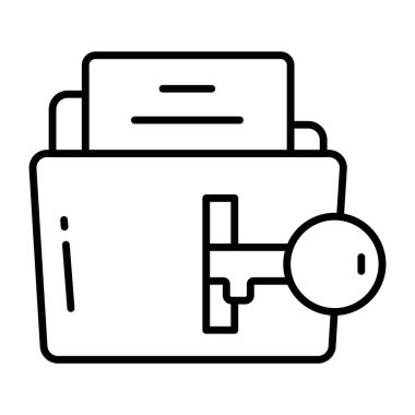 Dizin güvenliğinin premimium indirme simgesi