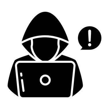 Bir hacker tasarım simgesi