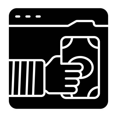 Para vermenin simge tasarımı