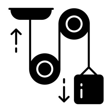 Bir makara tasarımı simgesi