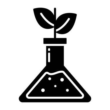 Perfect design icon of botanical flask