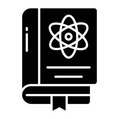 Bilim kitabının katı tasarım simgesi