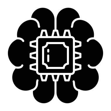 Beyin işlemcisinin mükemmel tasarım simgesi