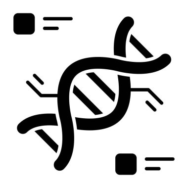 Katı dizaynda DNA simgesi