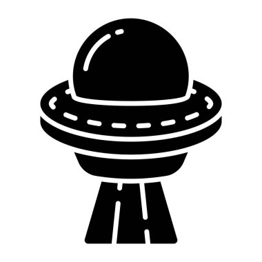 Uzay kapsülünün moda vektör tasarımı