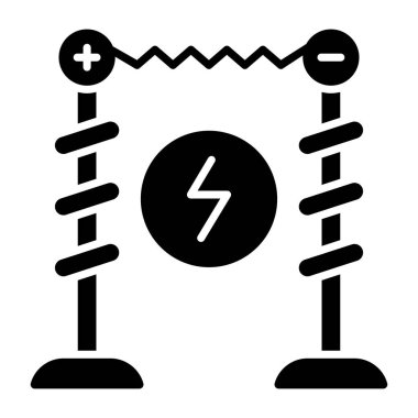 Tesla bobinlerinin premimium indirme simgesi