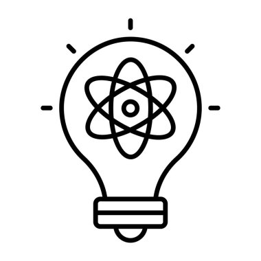 Bilim fikrinin modern tasarım simgesi