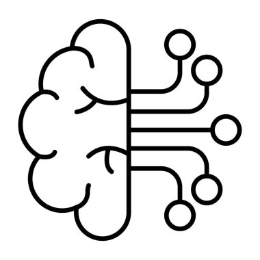 ai beyninin mükemmel tasarım simgesi