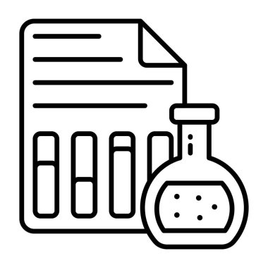 Laboratuvar raporunun en iyi indirme simgesi