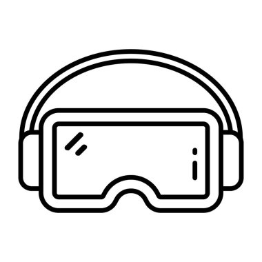 VR kulaklığın mükemmel tasarım simgesi