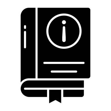 Bilgi kitabının modern tasarım simgesi