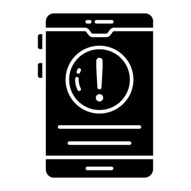 A premium download icon of mobile error