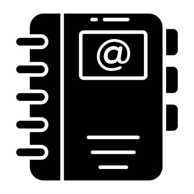 Premium download icon of contact book