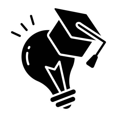 Akademik fikrin mükemmel tasarım simgesi