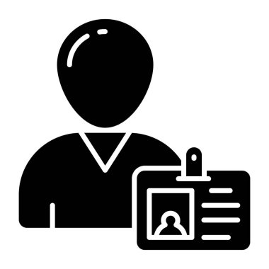 Öğrenci kimliğinin modern tasarım simgesi