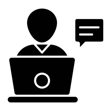 Görüntülü sohbet için bir simge tasarımı