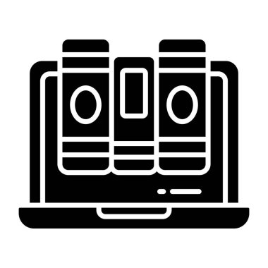 Çevrimiçi klasörler simgesi, düzenlenebilir vektör