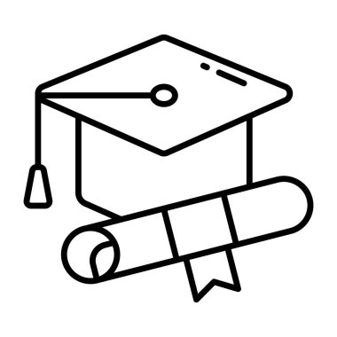 Kurdeleli kağıt, derece simgesinin katı tasarımı