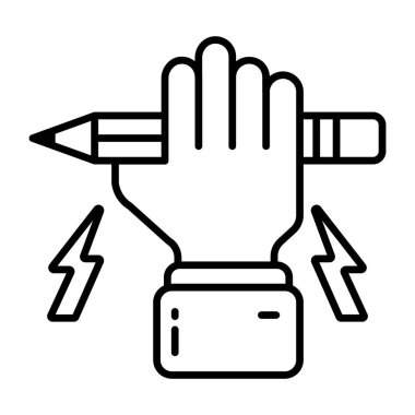 İç kalem, yazma becerisi simgesi