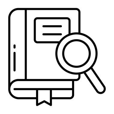 Arama kitabının vektör tasarımı