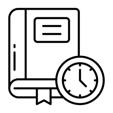 Çalışma zamanının modern tasarım simgesi