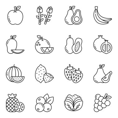 Gıda Doğrusal Simgeleri Kümesi 