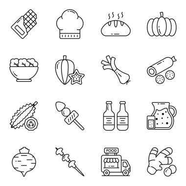 Atıştırmalık Doğrusal Simgeler 