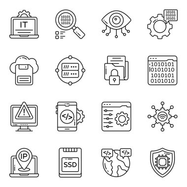 Bilgi Teknolojisi Doğrusal Simgeleri Kümesi 