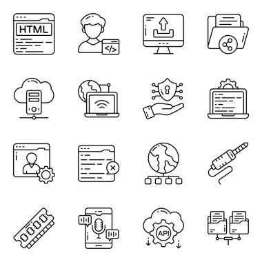 IT Doğrusal Simgeleri Kümesi 