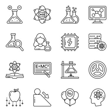 Bilim Doğrusal Simgeleri Kümesi