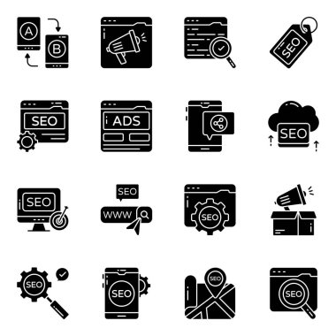 Seo Solid Simgeleri