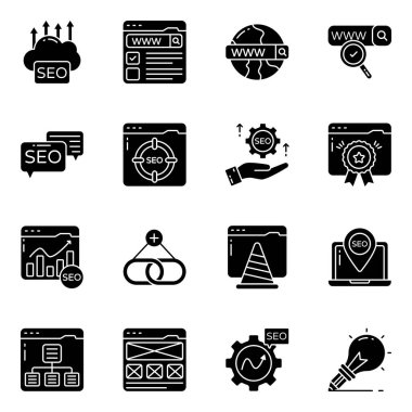 Arama Motoru Optimizasyon Katı Simgeleri