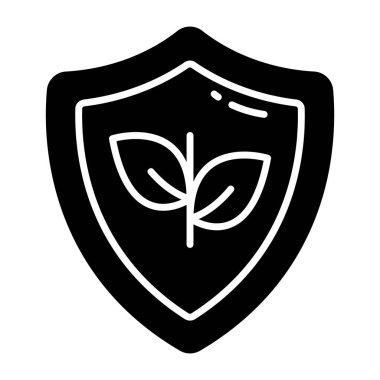 Creative design icon of eco security 