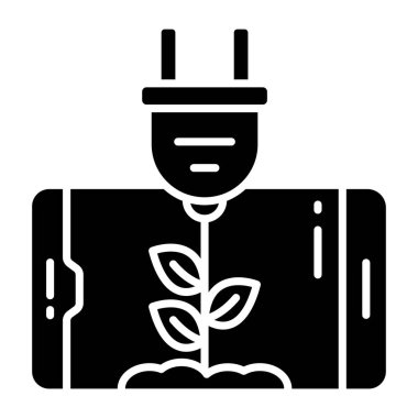 Eşsiz bir eko dolgu tasarımı simgesi