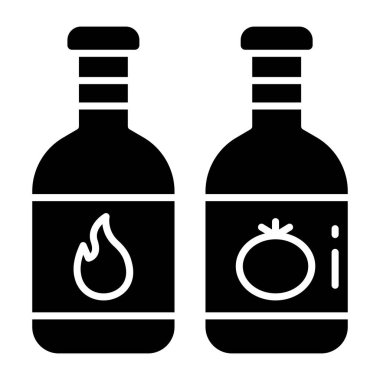 Sos şişelerinin en iyi indirme simgesi