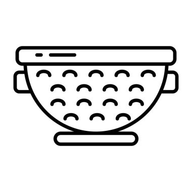 Kaliteli süzgeç indirme simgesi 