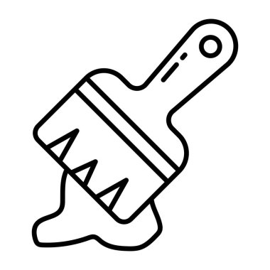      Vector design of paint brush icon