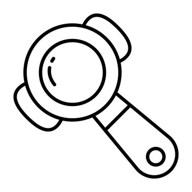 Portafilter 'in yaratıcı tasarım simgesi 