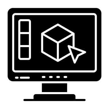 3D modelin düzenlenebilir tasarım simgesi